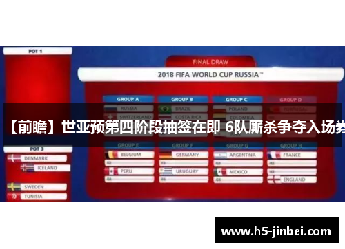 【前瞻】世亚预第四阶段抽签在即 6队厮杀争夺入场券